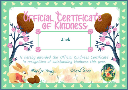 Personalised Nice List Certificate from Santa