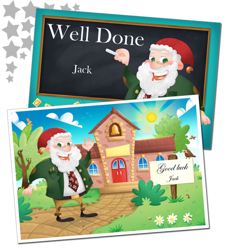 Personalised Back To School Postcard