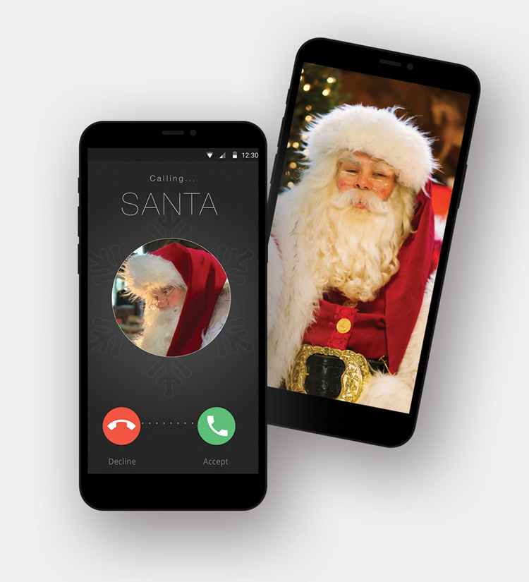 Personalised Video Call Messages from Santa Claus