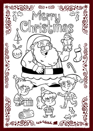 Colouring Letter To Santa - Letter To Santa - Standard - New For 2020