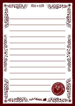 Letter To Santa - Standard - New For 2020 - Personalised Santa Letter Background