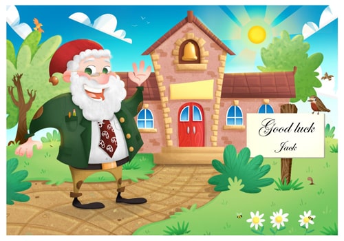 Lockdown Special - School - Personalised Santa Letter Background