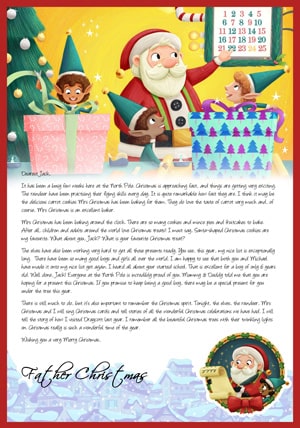 Letter From Santa - Countdown to Christmas