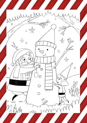 Colouring Letter To Santa - Letter To Santa - Simple - New for 2021