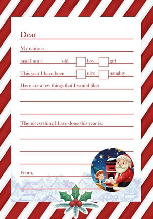 Letter To Santa - Letter To Santa - Simple - New for 2021