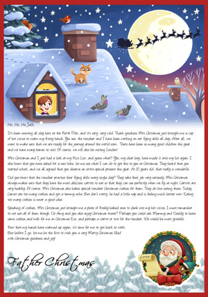 Letter From Santa - Reindeer Flying Skills