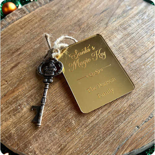 Santa Magic Key - Santa Magic Key - Mirrored Gold