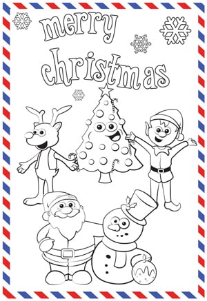 Colouring Letter To Santa - Letter To Santa - Standard