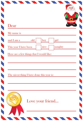 Letter To Santa - Simple