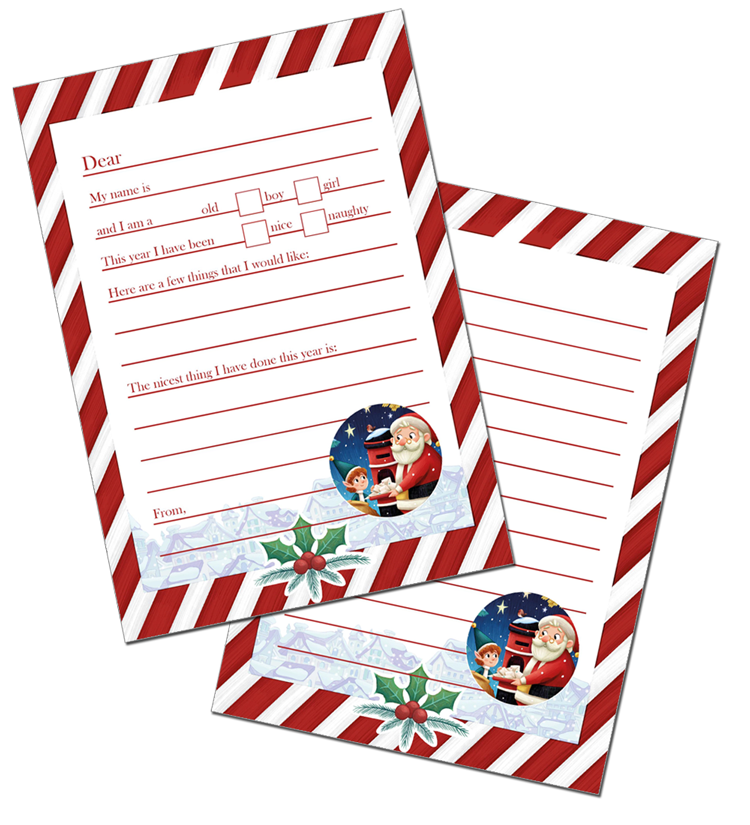 Dear Santa Writing Pack