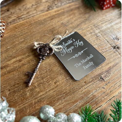 Santa Magic Key in Silver