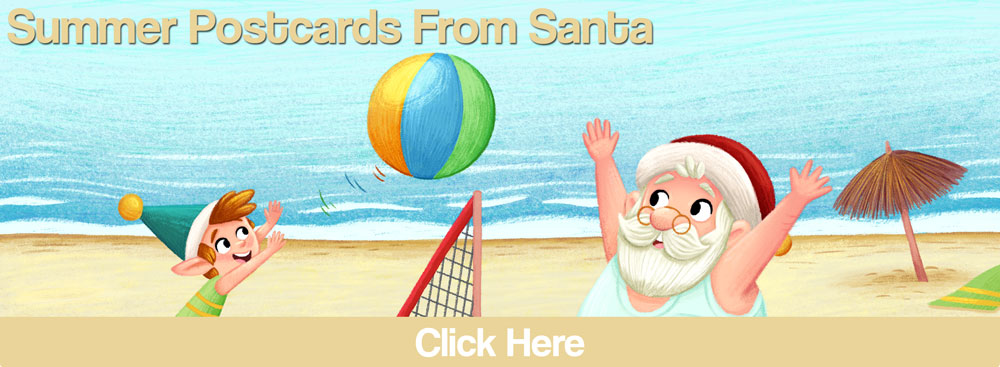 Personalised Summer Postcards from Santa Letters Now Available